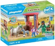 Playmobil 71471 Country: Farmyard Veterinarian Starter Pack, animal play sets, sustainable toys, fun imaginative role-play, playsets suitable for children ages 4+
