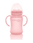 Glass Sippy Cup Healthy + Rose Pink Baby & Maternity Baby Feeding Baby Bottles & Accessories Baby Bottles Pink Everyday Baby