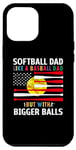 Coque pour iPhone 13 Pro Max Définition Softball Dad Like A Baseball Dad sur le dos