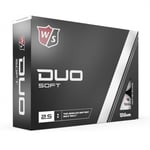 Wilson Staff Duo Soft 2023 - White, Köp 4 dussin Betala för 3!
