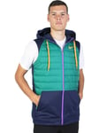 Mens Nike Therma Winterized Hooded Vest Gilet - Size Medium - Green - BV4534-499