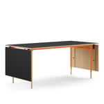 House of Finn Juhl - Nyhavn Dining Table, With Extensions, Oak, Orange Steel - Matbord