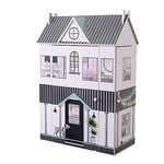 Maison de poupée en Bois Enfant 3 étages avec 13 Accessoires mobilier Blanche Multicolore Farmhouse Olivia’s Little World TD-13632A
