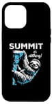 Coque pour iPhone 14 Pro Max Summit or Nothing - Un dicton amusant pour un amoureux de la paresse
