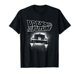 Back to the Future DeLorean Flying Away T-Shirt