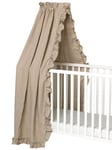 NG Baby sänghimmel med volang, MOOD natural