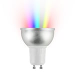 electriQ Smart Colour LED GU10 Spotlight Bulb - Dimmable WIFI Alexa Google Home Multi Coloured