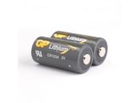 GP Batterier Lithium CR123A, CR123A, Lithium, 3 V, 2 stk, 1400 mAh, 10 År