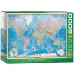Eurographics EG82200557 - Puzzle Carte du Monde (2000 pièces) - Divers