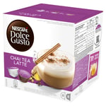Nescafé Dolce Gusto Chai Tea Latte Coffee Pods (Pack of 3, Total 48 Capsules)