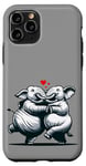 iPhone 11 Pro Ballroom Dancing White Elephant Couple in Love Case