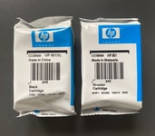 Genuine HP 901 Ink Multipack - XL BLACK CC6543A + COLOUR CC656A (INC VAT)
