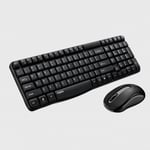 Rapoo X1800S 2.4GHz Wireless Keyboard and Mouse Set(Black)