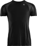 Aclima Aclima Men's LightWool 140 Sports T-shirt Jet Black L, Jet Black