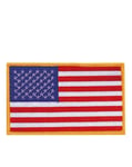 Rothco Patch m. Amerikansk Flagga (Röd / vit blå, One Size) Size Röd blå