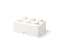 Room Copenhagen LEGO Storage Brick 6, Red (White)