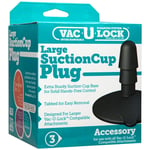 Vac-U-Lock Large Suction Cup Plug For Compatible Attachments Dildo Sex Toys BDSM