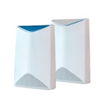 NETGEAR Orbi Pro Tri-Band Mesh WiFi System (SRK60) -- Router & Extender Replacement covers up to 5,000 sq. ft., 2 Pack, 3Gbps Speed Router & 1 Satellite, white