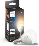 Philips Hue White Ambiance Luster Smart LED Light Bulb 1 Pack [E14 Edison...