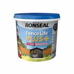 Ronseal RSLFLPPCG5L Fence Life Plus, Charcoal Grey, 5 Litre