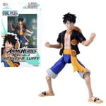 Anime Heroes Bandai One Piece - Figurine 17 cm – Monkey D. Luffy ver. Dressrosa - 37007