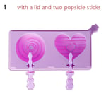 Ice Cream Mould Popsicle Mold Silicone Tray 1
