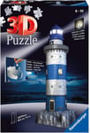 RAVENSBURGER - 3D Puzzle 216 Pieces Illuminated Lighthouse -  - RAV125777
