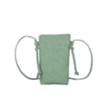 Canvas All-match Mobiltelefon Väska Hals Hängande Axelväska Dam Multifunktionell Lätt Väska Färg: grön Storlek: 20*13cm