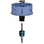 Bosch Professional Hole Saw Sheet Metal (Ø 68 mm) + 1x Power Change Plus Adapter (Socket 3/8" Hexagonal Shank, Incl. HSS-Co Drill Bit 7.15 x 65 mm)