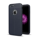 Apple iPhone 7Plus/8Plus Leather Texture Case Navy