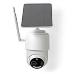 Nedis SmartLife udendørs overvågningskamera, Wi-Fi, Full HD 1080p - Hvid