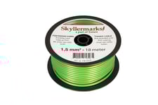 Skyllermarks Förtennad PVC-kabel RK, grön, 1,5 mm², 18 m