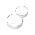 TP-Link Deco X50-PoE V1 - Wifi-system - Wi-Fi 6 - skrivbordsmodell, väggmonterbar, takmonterbar
