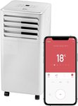 Igenix - Smart Air Conditioner, Dehumidifier, Wi-Fi Function, 2600W, White