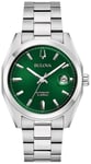 Bulova 96B429 Men's Surveyor (38mm) Green Dial / Stainless Watch