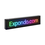 Singercon LED-skylt - 192 x 32 färgade LED-dioder 67 15 cm Programmerbar via iOS/Android