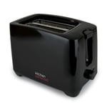 Kitchen Perfected® 2 Slice Extra Wide Slot Toaster - 750W - 7 Browning Levels - High Lift Eject Function - Removable Crumb Tray - E2020BK - Gloss Black