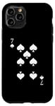 iPhone 11 Pro Seven (7) of Spades Poker Card Playing Card Case