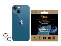PanzerGlass™ | Fodralvänlig - Objektiv skydd för mobiltelefon - ramfarve sort | Apple iPhone 13