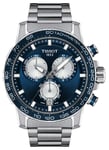 Tissot T1256171104100 Super Sport Blue Chronograph Stainless Watch