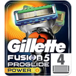 Gillette Fusion Menâs ProGlide Power Razor Blades - 4