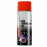 1 x Promatic HTR400 High temperature Red Spray Paint 400ml