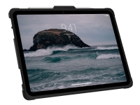 UAG Metropolis Series Rugged Case for iPad 10.9 (10th Gen, 2022) - Metropolis w Handstrap Black - Vikbart fodral för surfplatta - svart - 10.9 - för Apple 10.9-inch iPad (10:e generation)