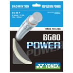 Yonex BG 80 Power Badminton String Set - White