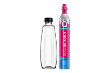 SodaStream Zubehör Kit DUO Reservezylinder 60L QC+1 Glasflasche (1053400490)