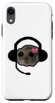 iPhone XR Sad Hamster Meme Sad Hamster Gamer with Headset Head Case