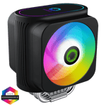 GameMax Gamma 600 Rainbow ARGB CPU Cooler Aura Sync 3 Pin for Intel and AMD CPUs