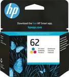 New Original HP 62 Tri-Colour Cartridge for Officejet Envy 5640 5740 C2P06AE
