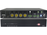 Vivolink VLHDBSP1X4V2, HDMI, 4x RJ-45, 1 x HDMI, 3840 x 2160 pixlar, Svart, Metall
