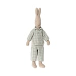 Maileg Kanin - Storlek 2 - Rutig pyjamas (31 cm.)